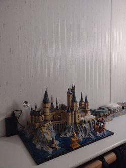 Lego Harry potter castle with lights