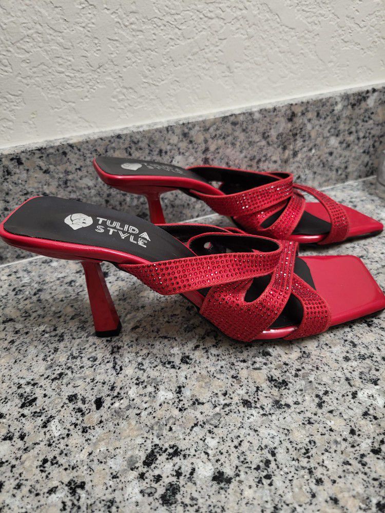 Red Heels Size 8