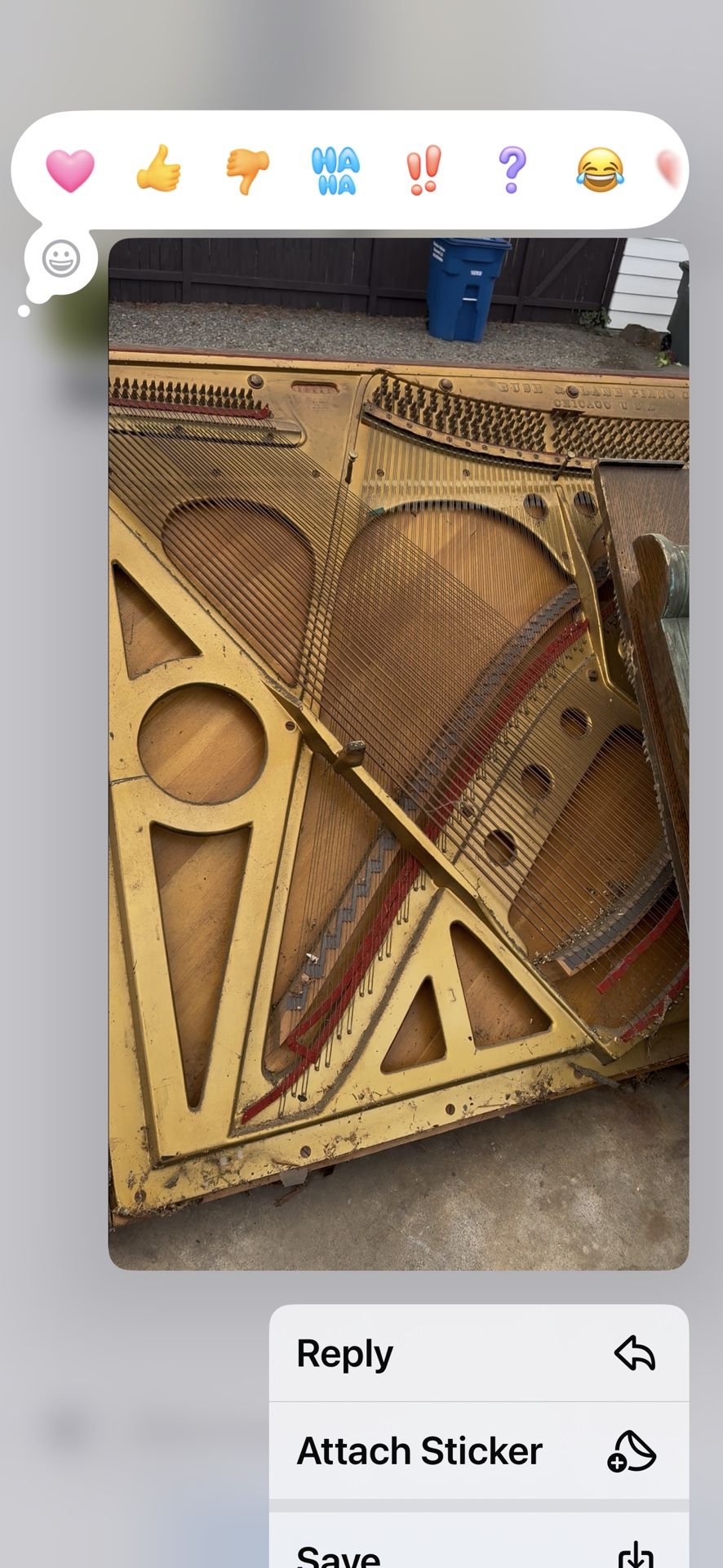 Piano Bush And Lane 1904 Parts Excellent Shape