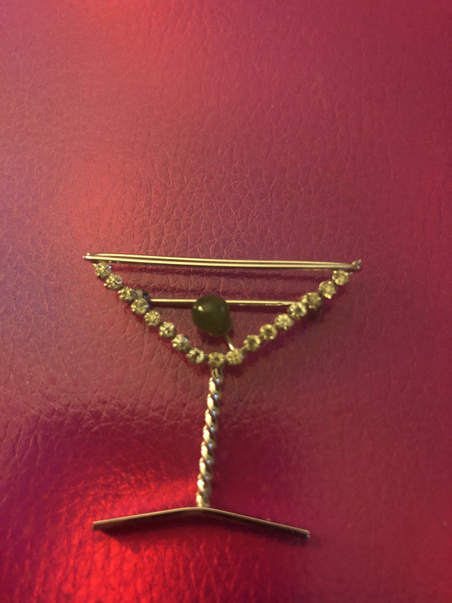 Margarita glass Brooch