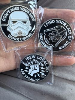 IBEW challenge coins