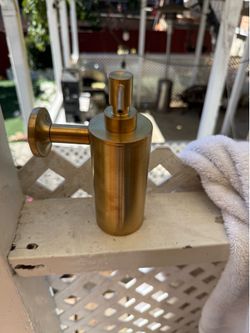 Bronze soap dispenser