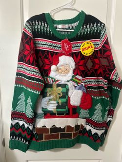 Brand new men’s size large ugly Christmas sweater $25