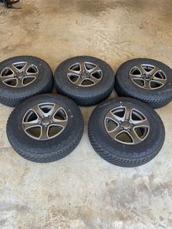 Brand new never used 2019 jeep wrangler wheels and tires