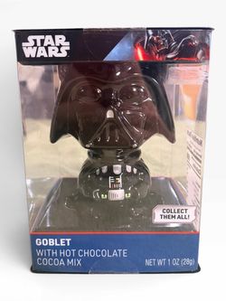 Star Wars Collectors Darth Vader Goblet with Hot Cocoa Mix Disney Star Wars NIB!