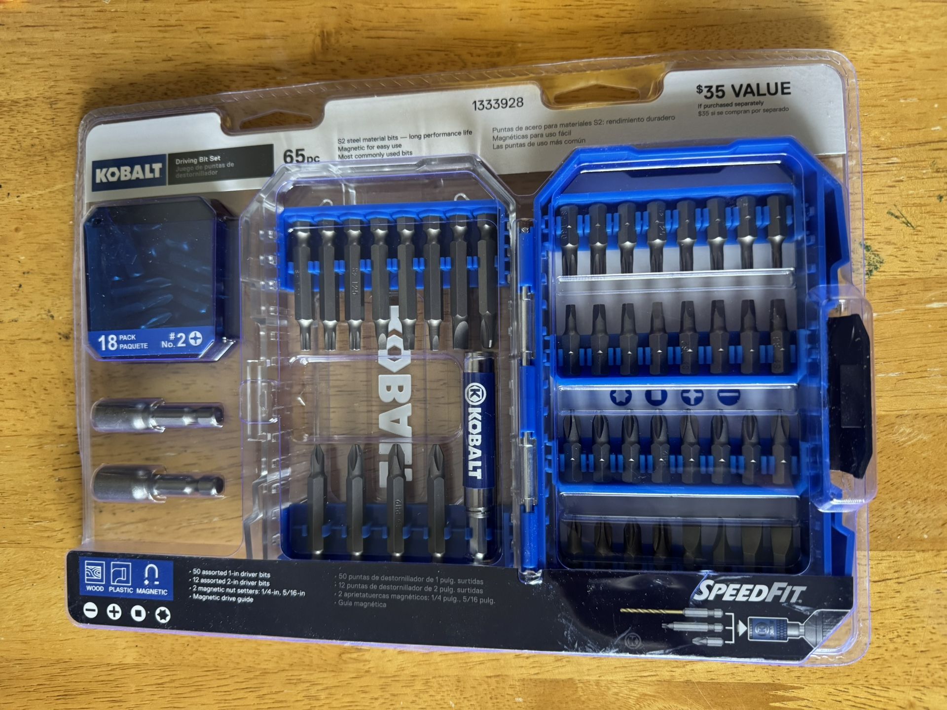 Kobalt Driving Bit Set 65 pc