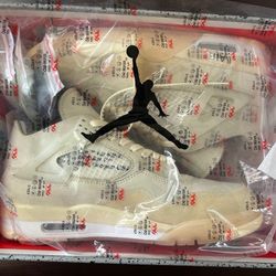 Jordan 4 Off White Sail (M 11 / W 12.5)