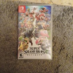 Nintendo Switch With Jc200 Controller And Physicall Copy Of Super Smash Bros Ultimate  With 128 Gb Memory card