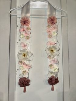 Floral graduation sashes