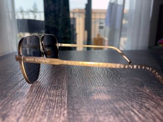 Louis Vuitton Aviator Sunglasses 72543U 93 L 63 12 150 GOLD METAL