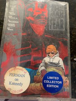 Collectible marvel comic book