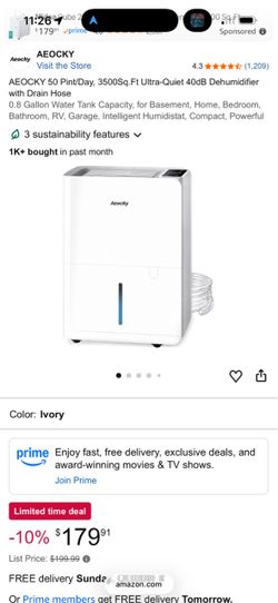 Aeocky dehumidifier