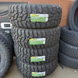 New Set Of (4) 35x12.50R17 TBB M/T Mud Terrain Tires For Sale 10 Ply