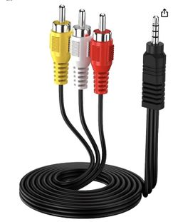RCA Male Plug Aux Cable