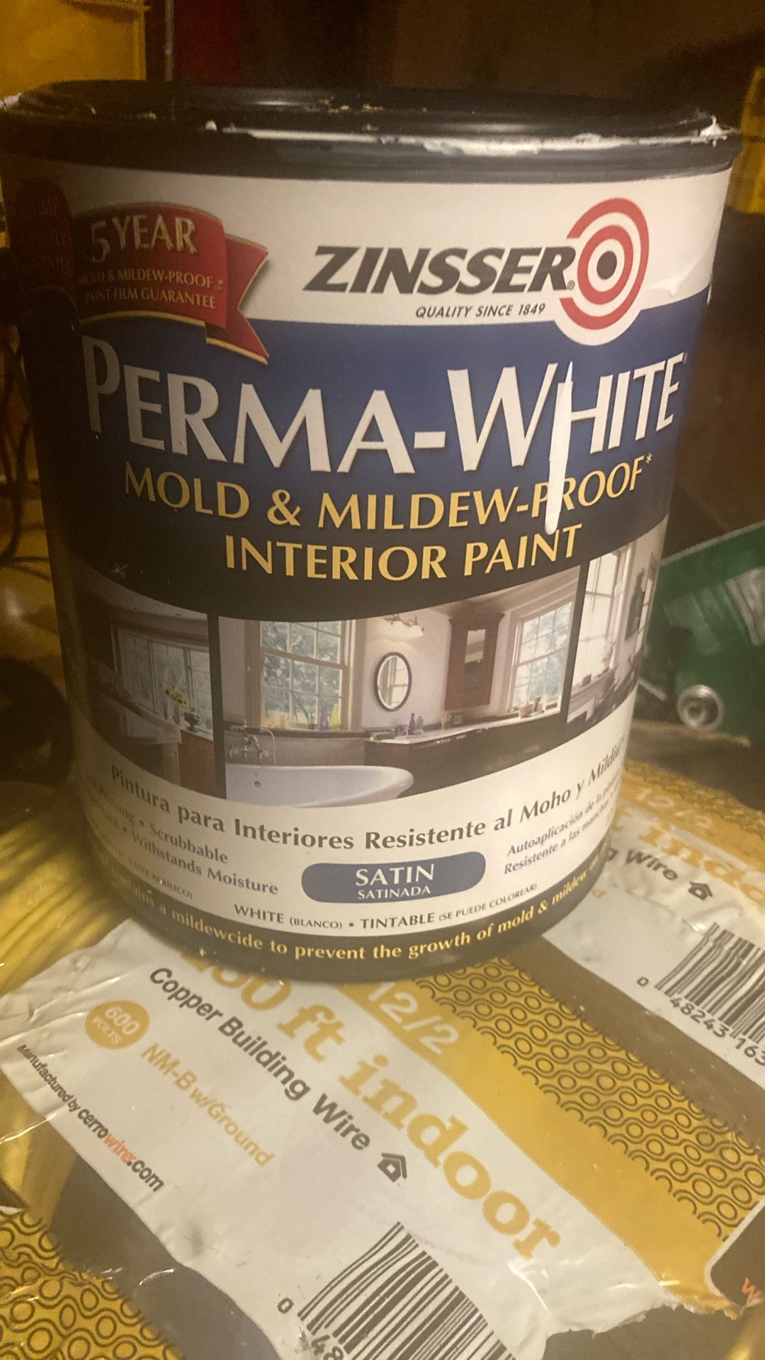 Zinsser Mold Ànd Mildew White Paint