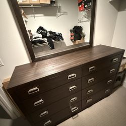DRESSER WITH MIRROR
