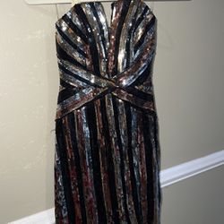 sequin cocktail dress