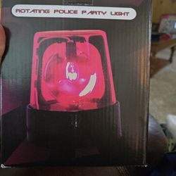 2 Rotating Police Party Lamps 