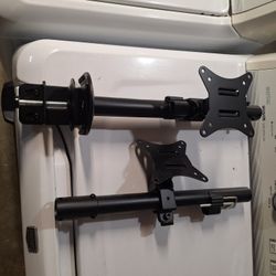 Dual And Triple Monitor Desk Arm Mount Stand
