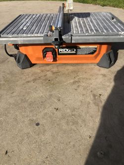 Ridgid Tile Saw