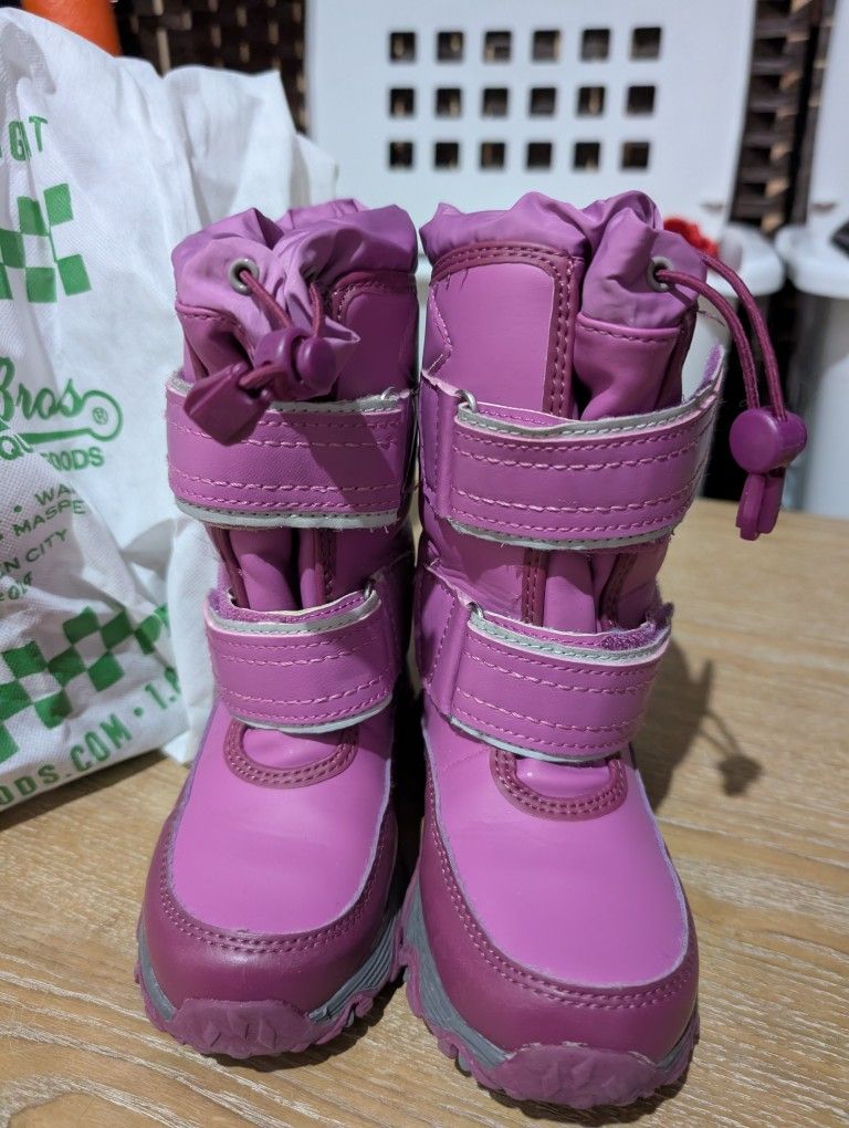 Purple Snow Boots