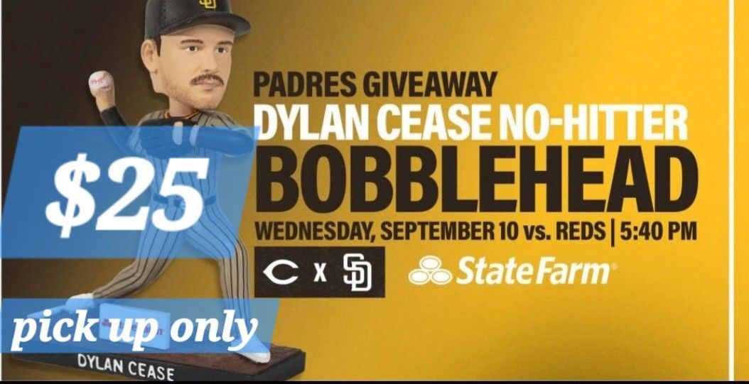 Padres Dylan Cease BobbleHead
