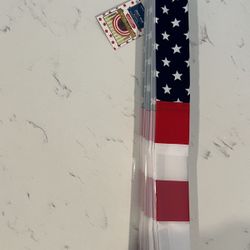 Pleated Patriotic Bunting With grommets