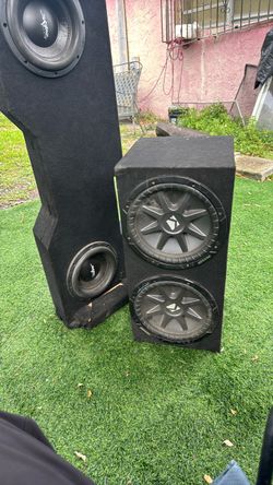 Kicker Dual Subwoofer Box and Skar Sub Box