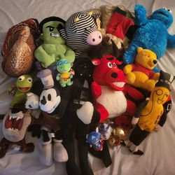 Massive Collection Of Stuffed Animals/ Plush 