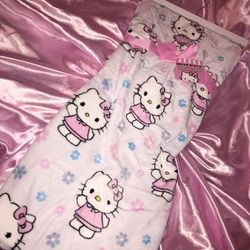 Hello Kitty Spring Throw Blanket