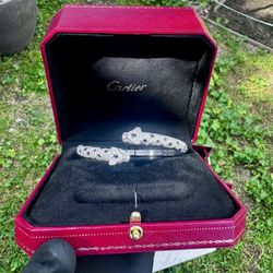 Cartier Silver Panther Bracelet 