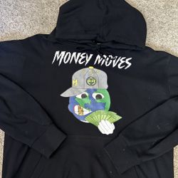 MONEYMOVESNYC black reflective pullover