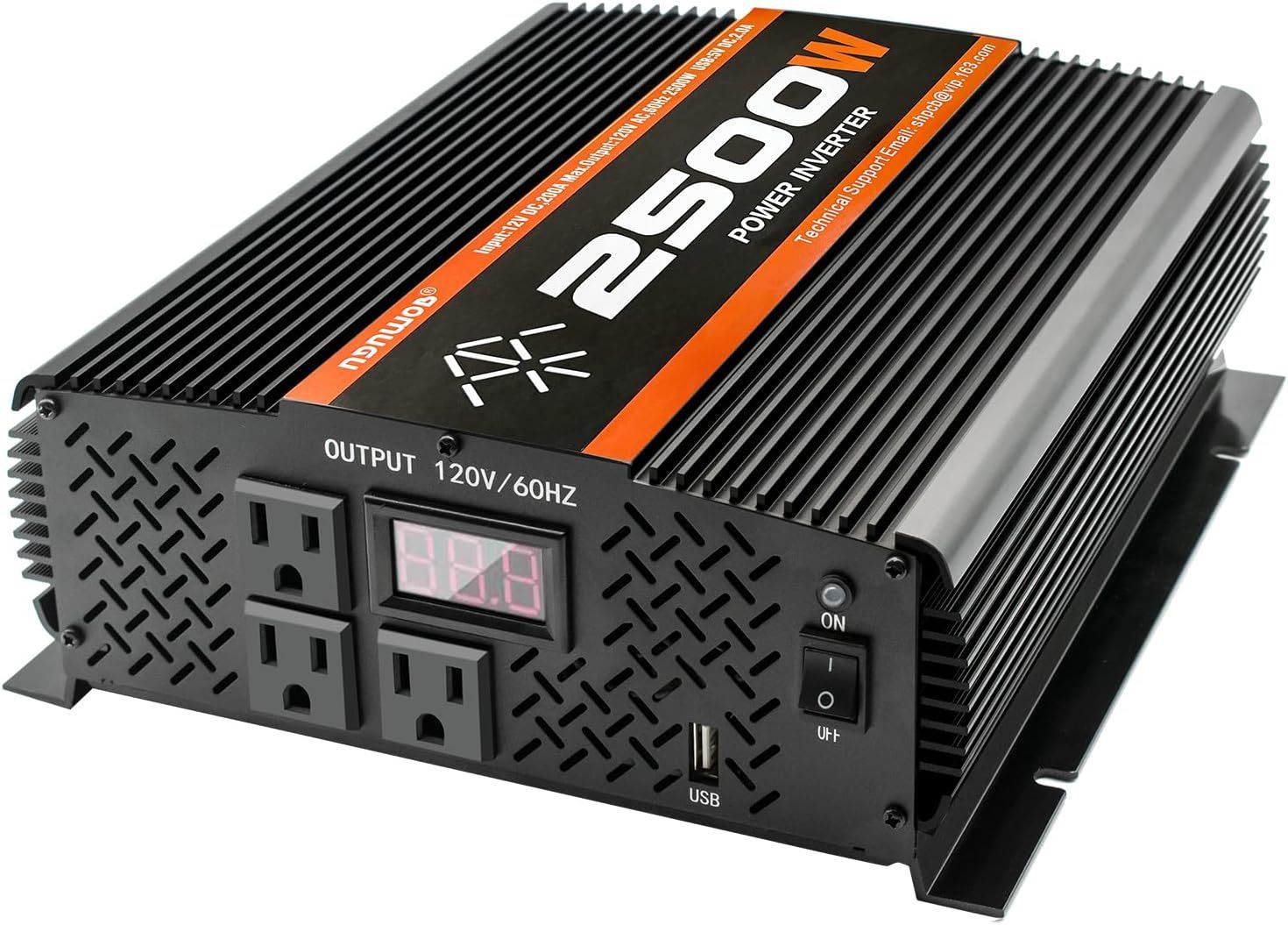 2500 Watt inverter2500W inverter 12V to 110V /120V inverter Truck inverter semi truck inverter solar inverter for Vehicles Trucks Semi truck 12V to 11