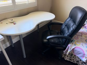 Ikea desk and office chair