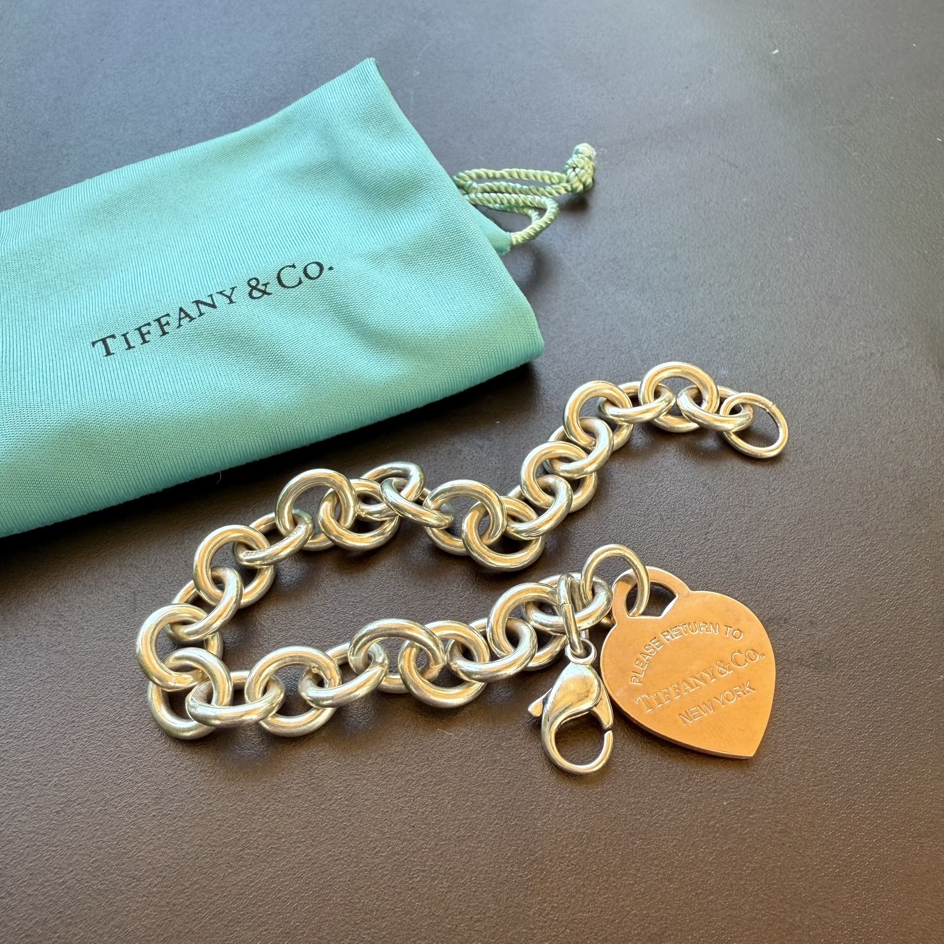 Tiffany & Co. Return To Tiffany Bracelet (Rose Gold & Silver)