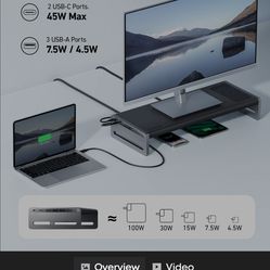 ANKER 675 USB-C DOCKING STATION 12-IN-1 MONITOR STAND WIRELESS