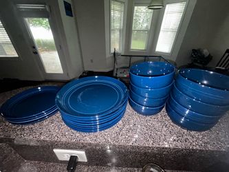 Blue Dinnerware Set