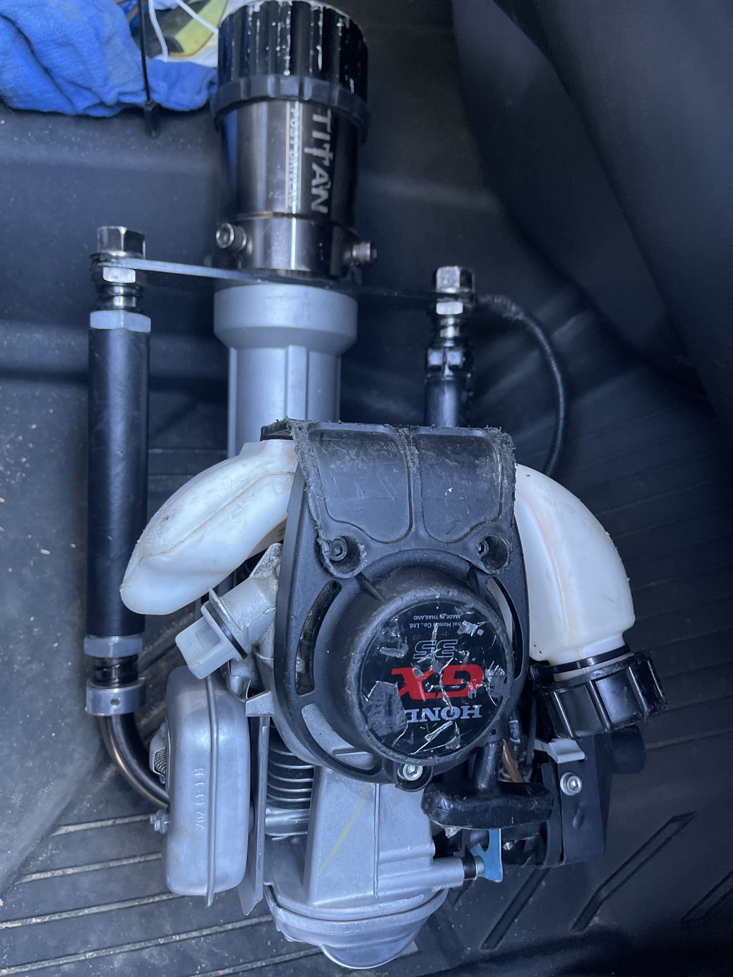 🔥 Honda GX35 Engine + Titan Pump – READY TO WORK 🔥