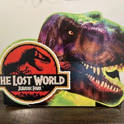 Lost World Jurassic Park Promotional Sign