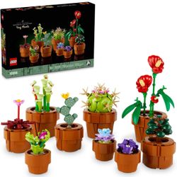 🌵LEGO Botanicals Tiny Plants - Artificial, Fake Indoor Plant Building Set for Home, Kitchen, Desk Decoration, Adults Ages 18+