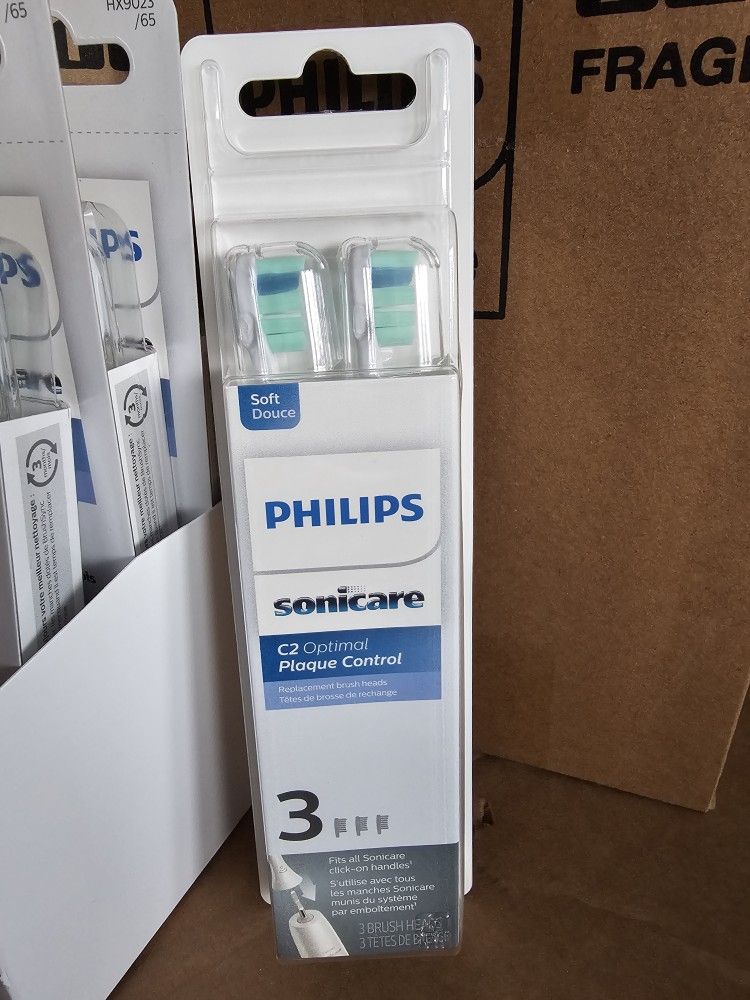 Philips Sonicare Genuine C2 Optimal Plaque Control Toothbrush Heads HX9023/65