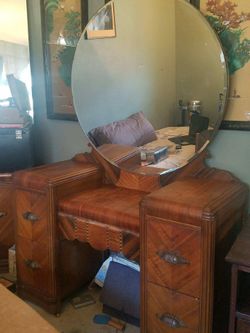 1930s waterfall sale vanity