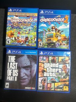 GTA5 and Last of us 2. PS4 games