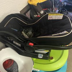 Baby Stuff Car seat, bouncer, walker,rocker, diaper genie and bath. 