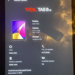 TCL TABLET 8