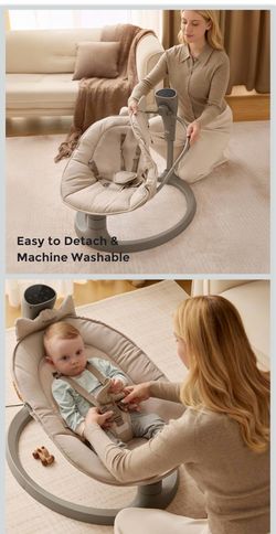 Momcozy electric baby swing.