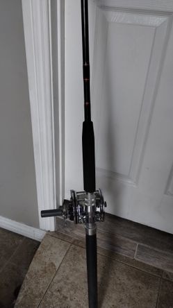 Fishing Pole  With 60  Reel Penn Deep Fishing 