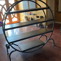 World Market Circle Book Shelf