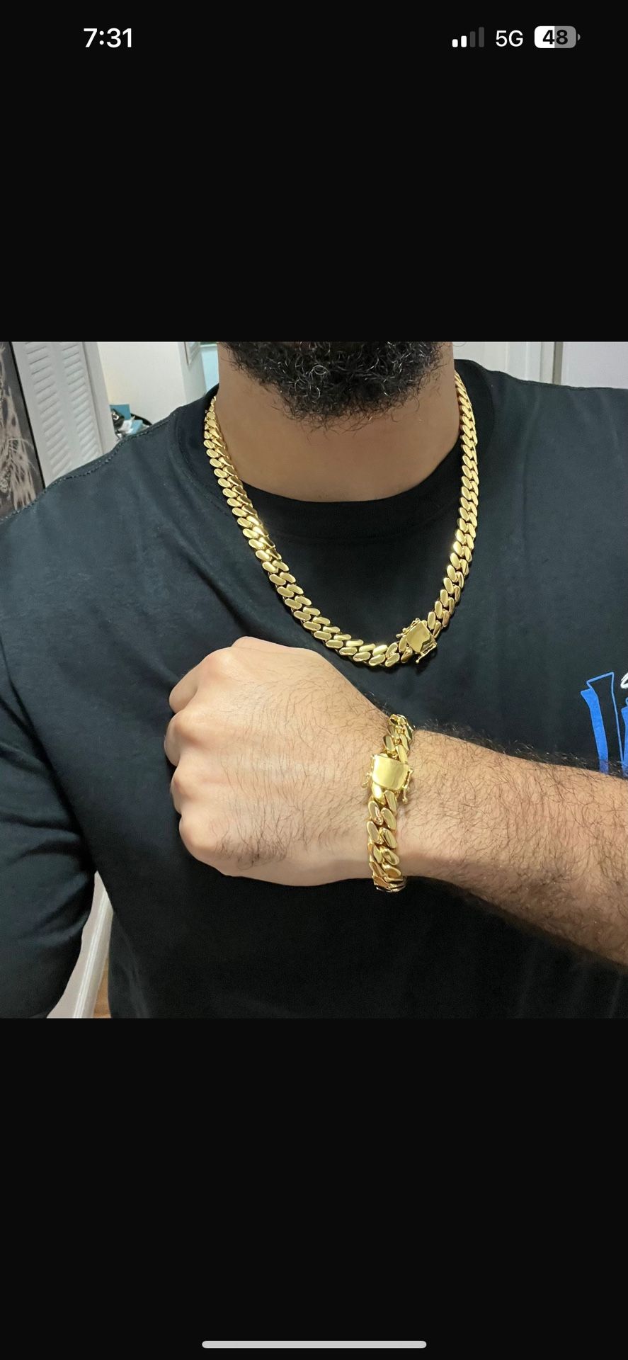 chain and bracelet set