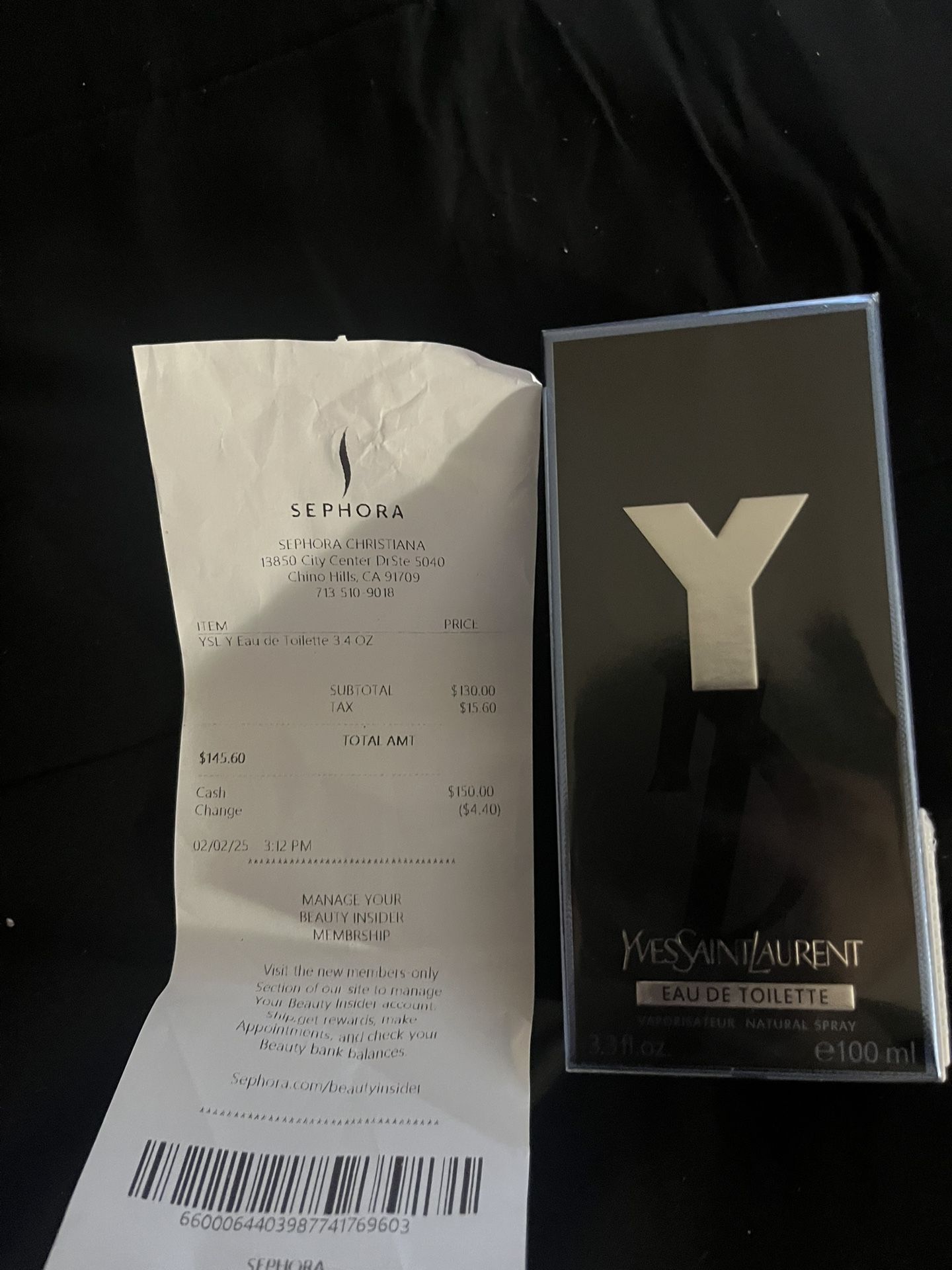 YSL EAU DE TOILETTE